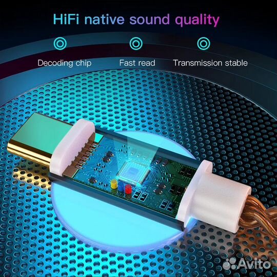 Keysion hifi DAC усилитель для наушников usb type