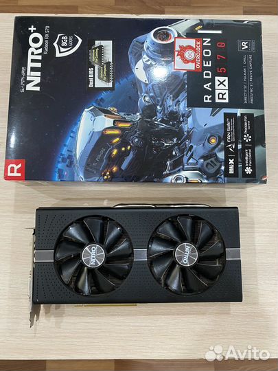 Sapphire AMD Radeon RX 570 nitro+ OC 8 Гб