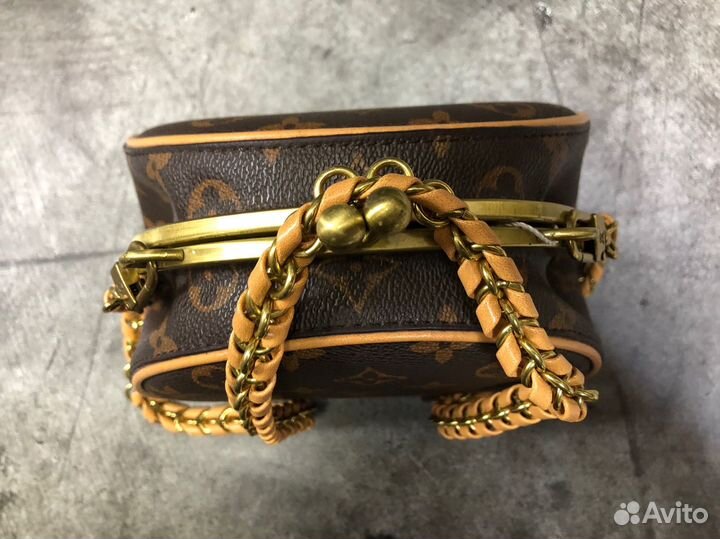 Сумка кошелек Louis Vuitton винтаж из кожи канва