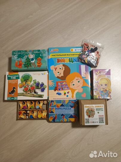 Развивающие игры bondibon,ulanik, танграм,сортер