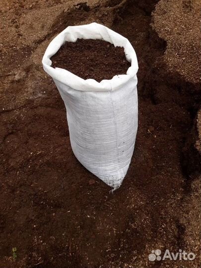 Чернозём,перегной В мешках