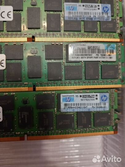 HPE 16gb ddr4 2133mhz ecc reg Micron 752369-081