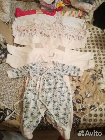 Большой пакет для девочки 3-6 месяцев