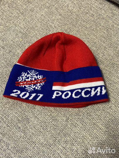 Шапка лыжня России