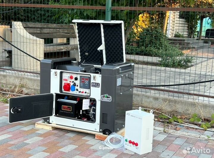 Электростанция дизельная 10 kW G-power с постоянны