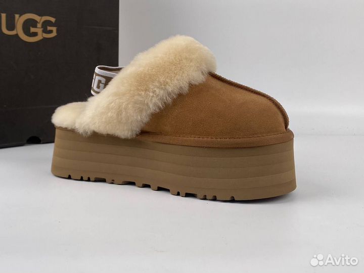 Ugg Funkette Suede Platform Chestnut