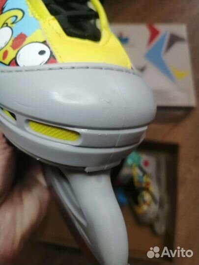 Коньки ледовые раздвижные р-р 30-33