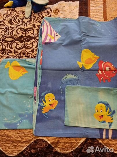 Детское ясельное постельное белье б/у