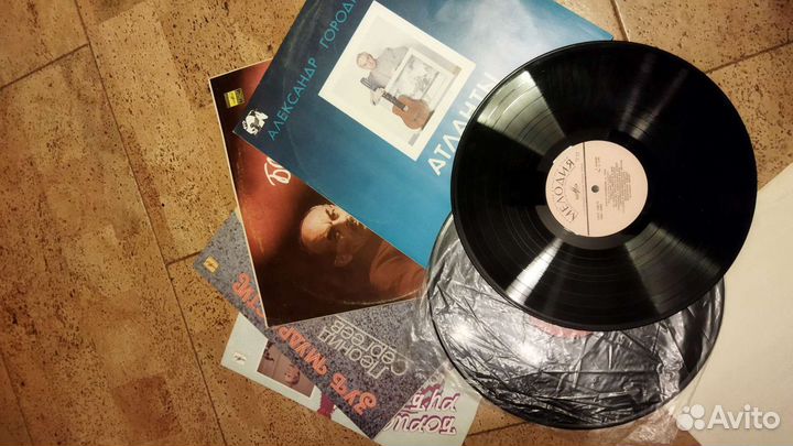 Пластинки Рубашкин, Городницкий, Окуджава, Сергеев