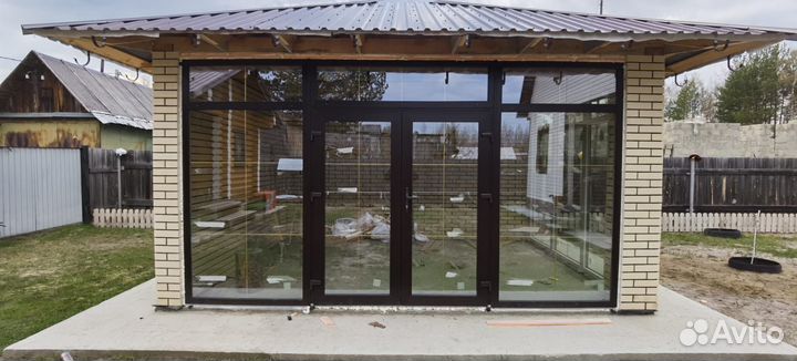 Остекление беседок