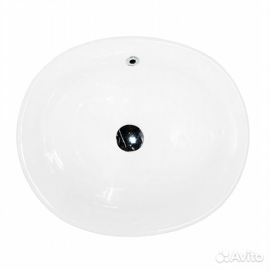 Раковина керамическая накладная AM5306-W, цвет бе