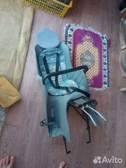 Детское велокресло с багажником