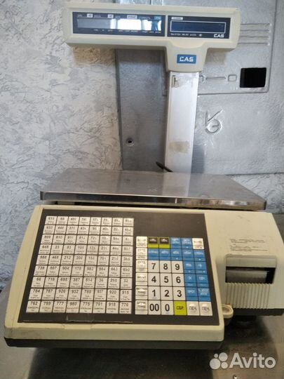 Весы с печатью этикеток CAS CL5000J-15 IP