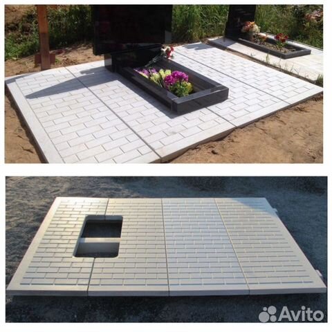 Ритуальные плиты. Благоустройство захоронений