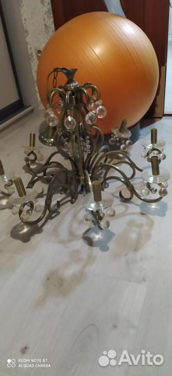 Люстра потолочная бу