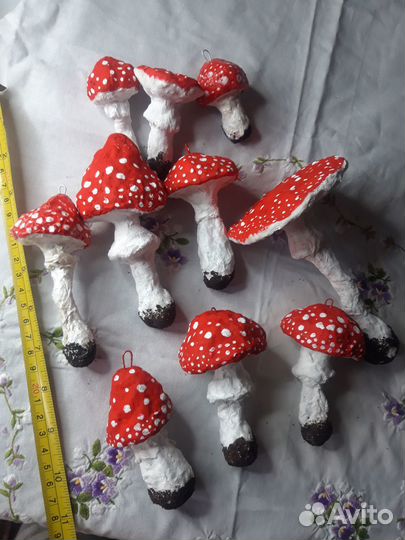 Интерьерные игрушки из ваты (ручной работы)