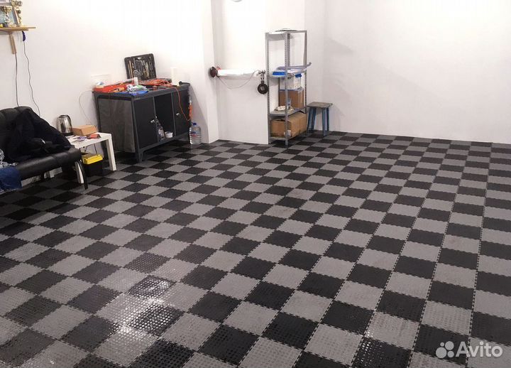 Пвх-плитка для цеха