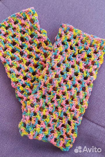 Митенки вязаные