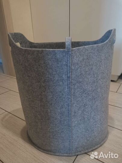 Корзина для белья из фетра