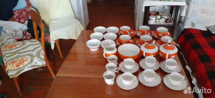 Чайный сервиз фарфор СССР