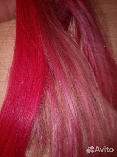 Цветные пряди для наращивания