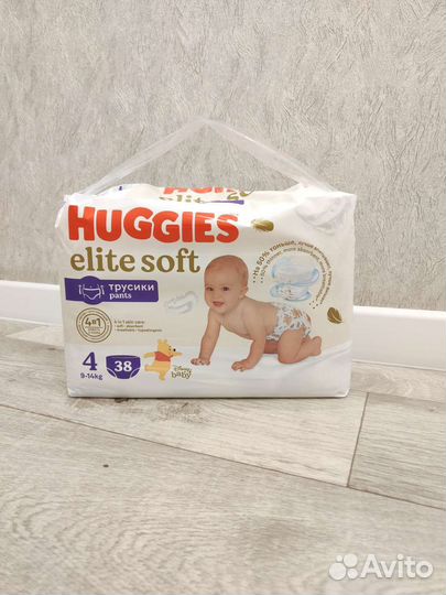 Подгузники трусики huggies 4 elite soft