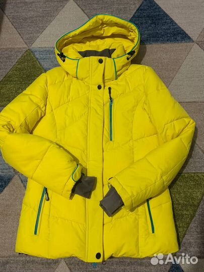 Куртка зимняя женская 42 размер жёлтая