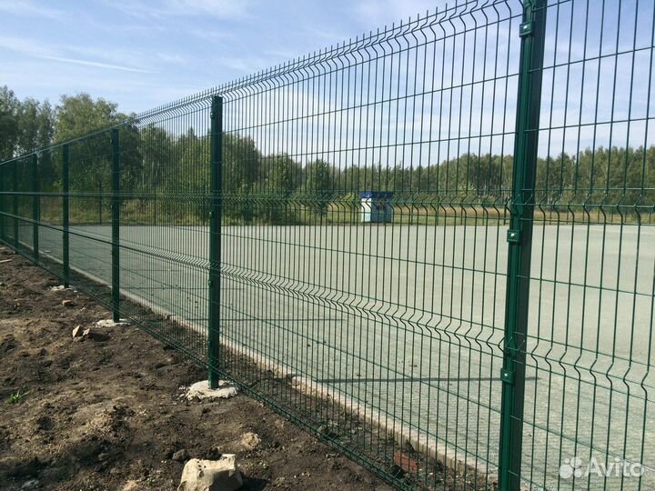 Сетка для забора 3д