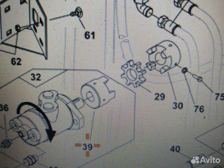 Полумуфта (муфта) разбрасывателя