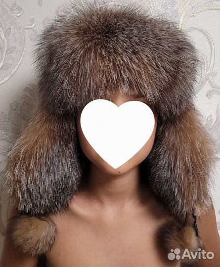 Шапка ушанка женская(мужская ), натуральный мех