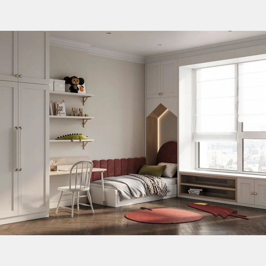 2-к. квартира, 56,7 м², 7/16 эт.