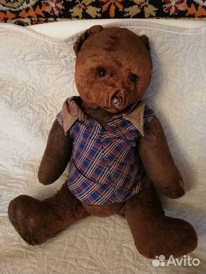 Мишка игрушка 50-х годов СССР опилки