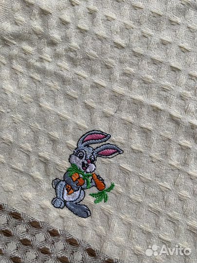 Полотенца кухонные вафельные детские набор 2 шт