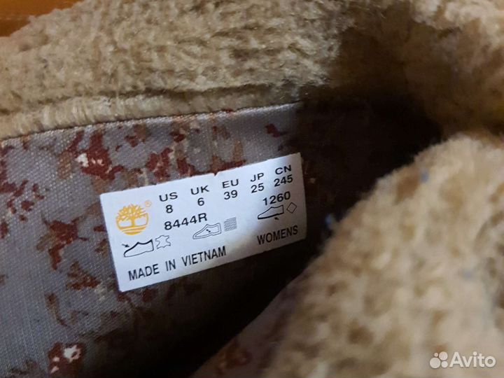 Ботинки женские Timberland оригинал 39