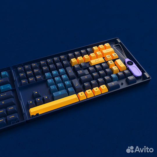 Кейкапы akko Macaw PBT Русский язык