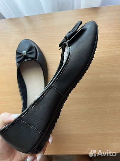 Балетки натуральная кожа