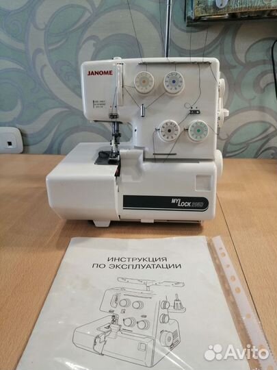 Оверлок janome 205D