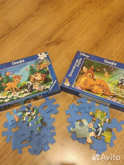 Пазлы ravensburger disney Бемби, 2 в 1