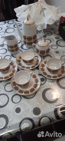 Кофейный сервиз СССР Рига