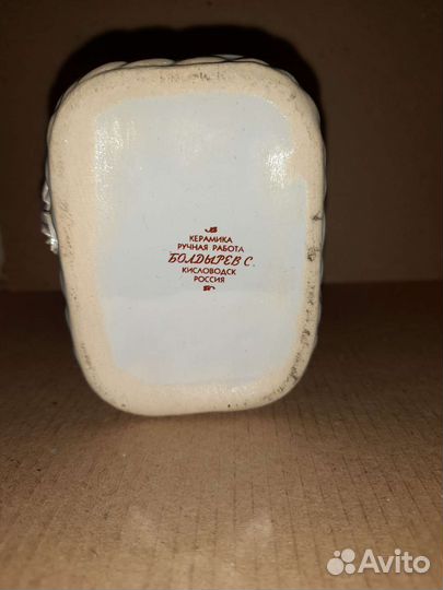 Корзина с цветами, керамика