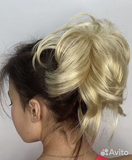 Хвост шиньон на крабе