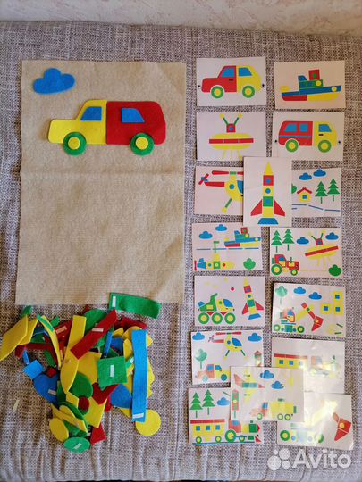 Развивающие детские игры, карточки, наборы