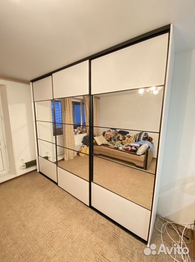 Двери-купе с зеркалом