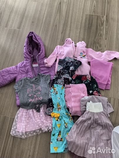 Пакет вещей на девочку 98-116