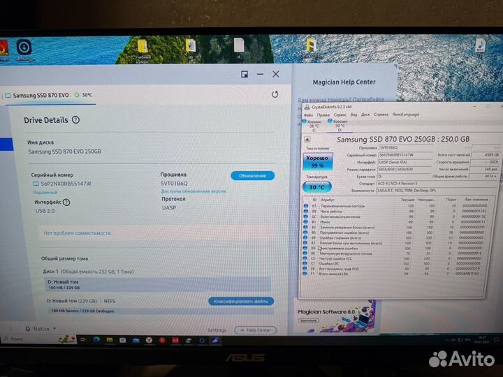 Ssd samsung 870 evo 250gb