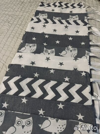 Комплект в детскую кроватку (бортики/кокон/одеяло)