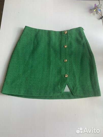 Твидовая юбка xs