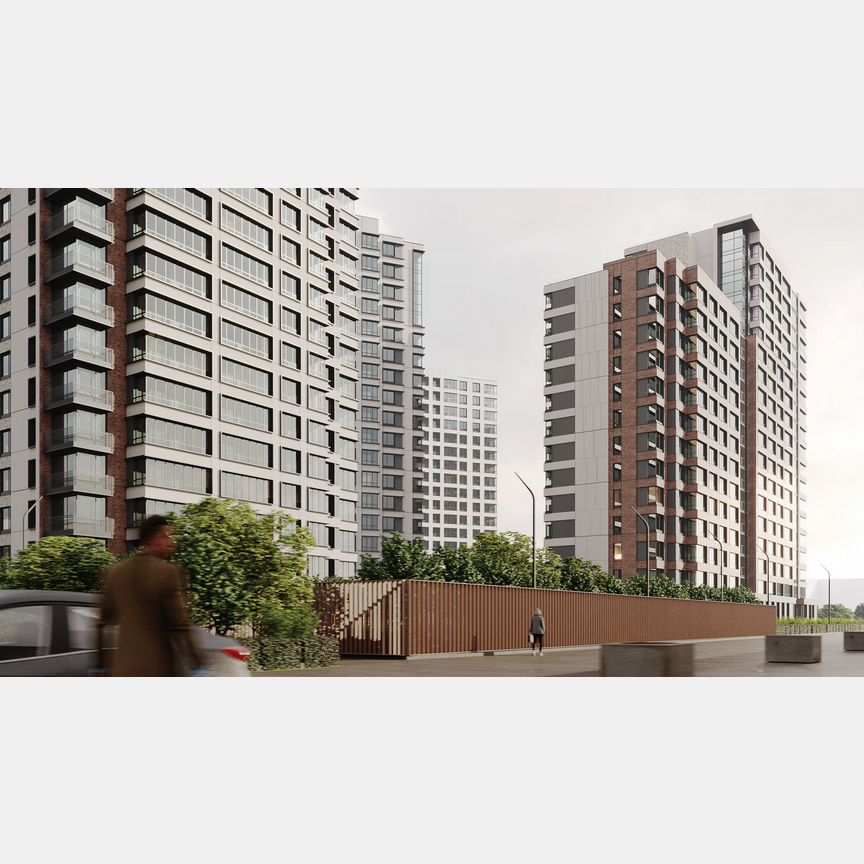1-к. квартира, 42 м², 7/18 эт.