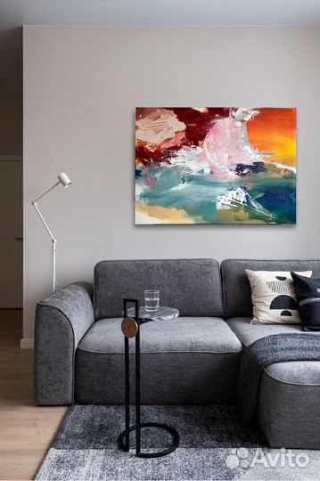 Картина абстракция большая в наличии