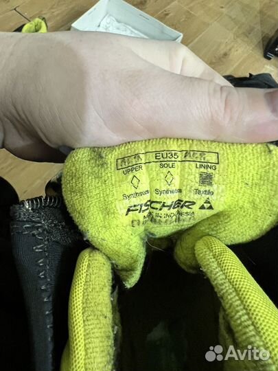 Лыжные ботинки fischer 35р
